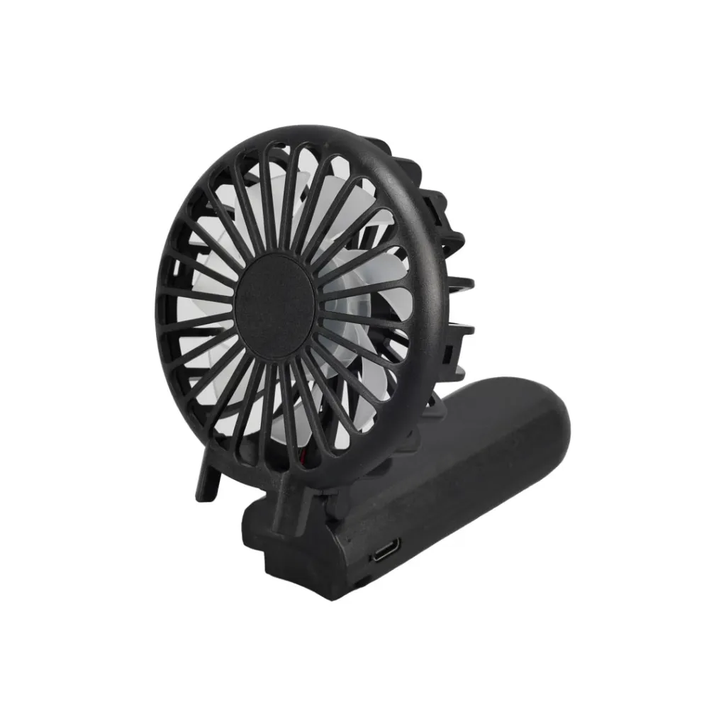 ROTO - Rechargeable Foldable Handheld Fan - Black.webp