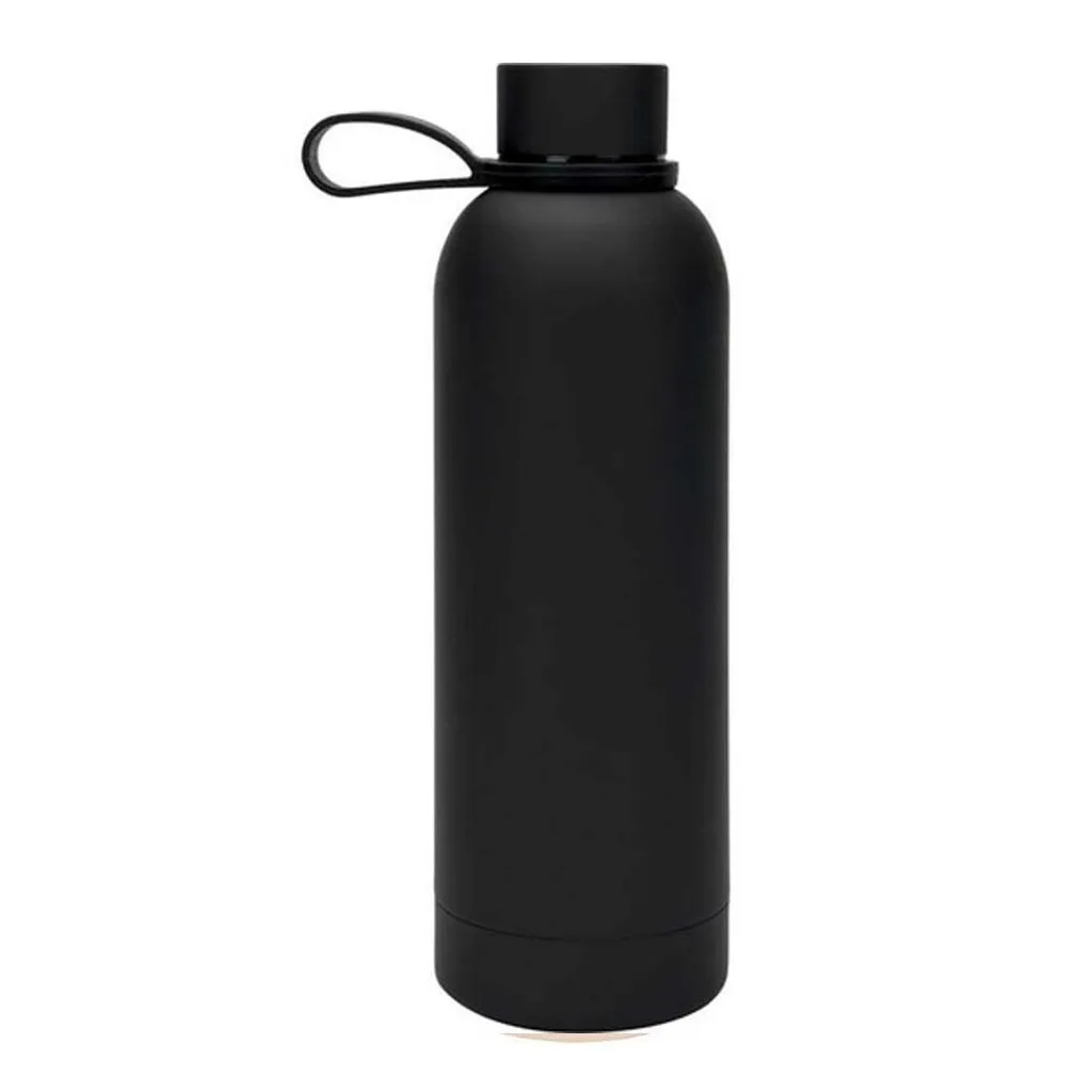 Double Wall Stainless Steel Bottle 500ml (Black)